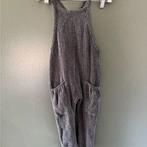 Zara Textured Gray jumpsuit